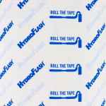 Up-close shot of HydroFlash GP with words 'Roll the tape' on the surface