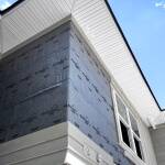 Slicker® MAX Rainscreen installed on the side of a home