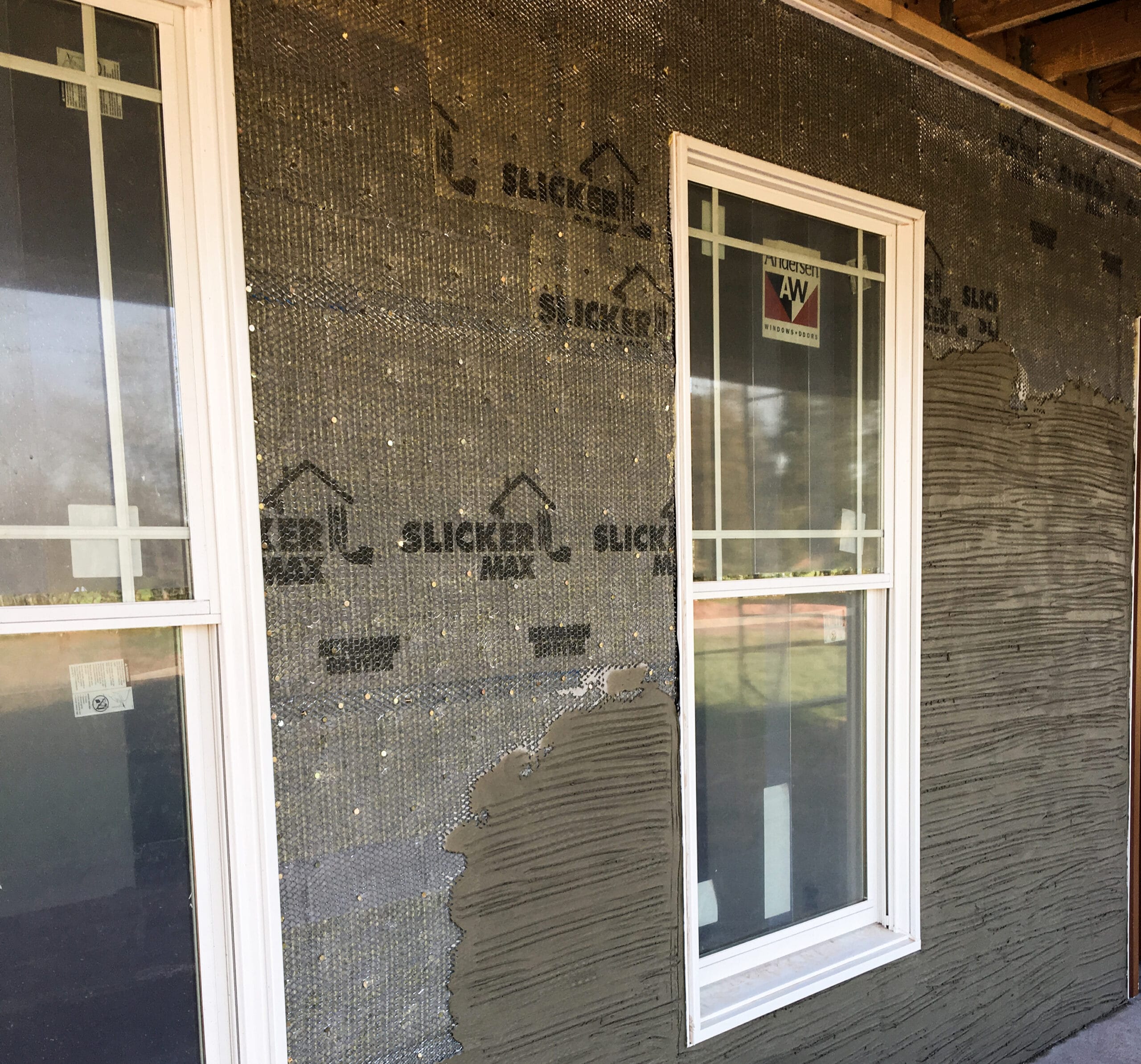Slicker® MAX installed underneath fiber cement siding