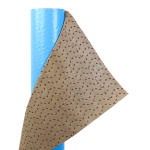 Close up of partially unrolled HydroGap Self-Adhered Drainable Housewrap