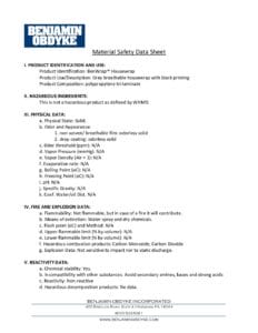 BenWrap™_MSDS